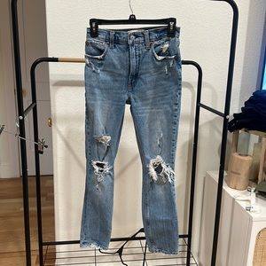 A&F size 24/00, skinny high rise